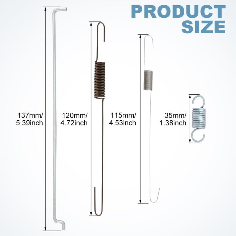 Ranjaner Carburetor Throttle Return Spring for GX160 GX200 Predator 212cc 196cc A5, Spring Linkage Kit, Connecting Rod Speed Control Spring Ct200u Bt200x 170F 168F Govner Governor - Image 2